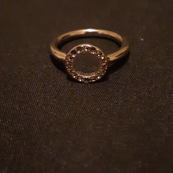 3 Silver-tone Coach Rings Set - Picture 3 of 4